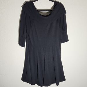 Torrid Dress Womens size 3 Torrid 100% cotton black cowl neck